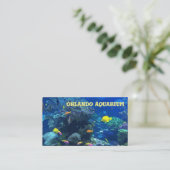 Ocean Coral Reef Carte de visite à thème (Debout devant)