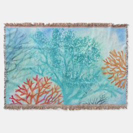 Ocean Corals Deken