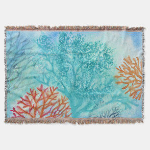 Ocean Corals Deken