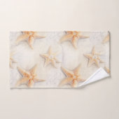 Ocean Cream Peach Beach Starfish Bad Handdoek (Handdoek)