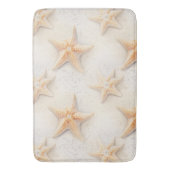 Ocean Cream Peach Beach Starfish Badmat (Voorkant Verticaal)