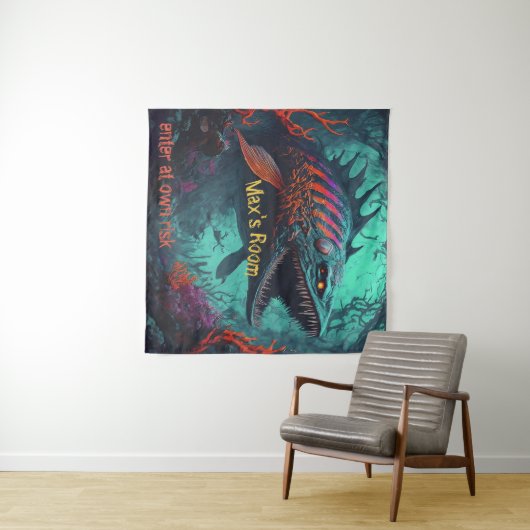 Ocean Creature Wandkleed (In Situ (horizontaal))