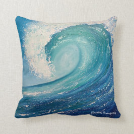 Ocean Curling Wave Pillow Kussen