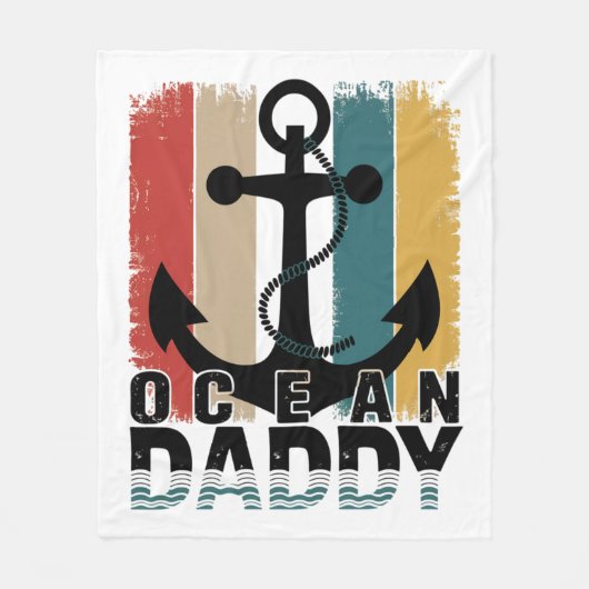 Ocean Daddy | Couverture à thème marin confortable (Devant)