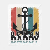 Ocean Daddy | Gezellige nautische-thema deken voor (Voorkant)
