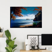 Ocean Dawn Poster (Thuiskantoor)
