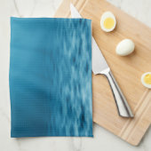 Ocean Depths Blue Underwater with Sun Rays Theedoek (Quarter Fold)