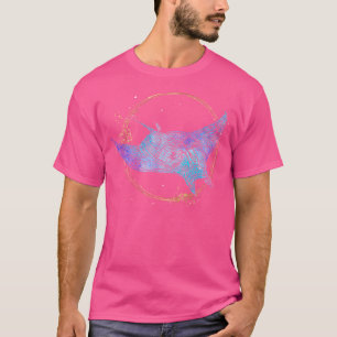 Ocean Dierenvriend Hawaiian Tattoo Stingray Manta T-shirt