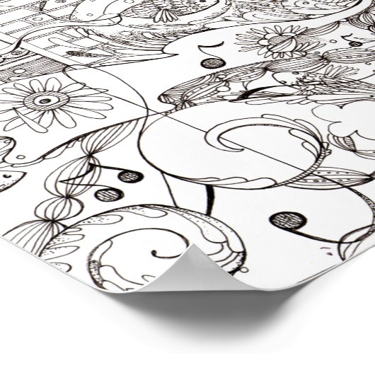 Ocean dip - poster print (Coin)