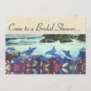 Ocean Dolphin Zee Turtle Fish Vrijgezellenfeest In Kaart