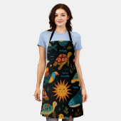 Ocean Drift All-Over Print Apron Gift Schort (Gedragen)