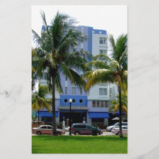 Ocean Drive Briefpapier (Voorkant)