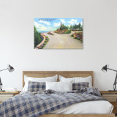 Ocean Drive Double Deck Road Uitzicht Canvas Afdruk (Insitu (Slaapkamer))