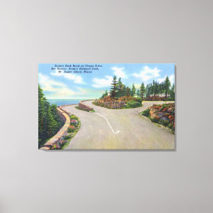 Ocean Drive Double Deck Road Uitzicht Canvas Afdruk