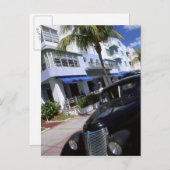 Ocean Drive, Miami Beach Florida Briefkaart (Voorkant / Achterkant)