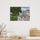 Ocean Drive, Miami Beach  Poster (Keuken)
