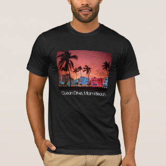Ocean Drive - Miami Beach Skyline T-Shirt