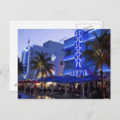 Ocean Drive, South Beach, Miami Beach, 2 Briefkaart (Voorkant / Achterkant)