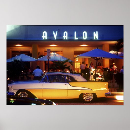 Ocean Drive, South Beach, Miami Beach, Poster (Voorkant)