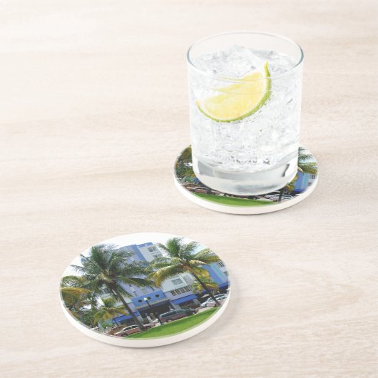 Ocean Drive Zandsteen Onderzetter (Zijkant)