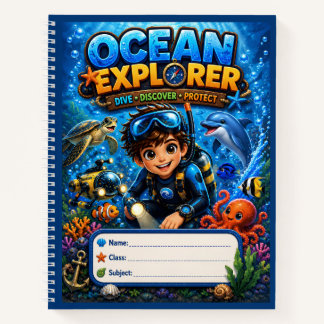Ocean Explorer Kids Mariene Levens Notebook Notitieboek