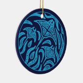 Ocean Family Manta Rays Ornament (Rechts)