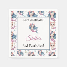 Ocean Fantasy Zeemeermin Cat Kinder Partij