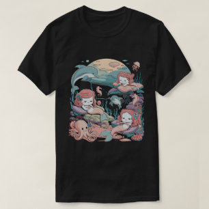 Ocean Fantasy Zeemeermin Graphic T-shirt