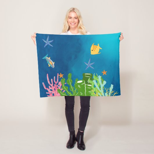 Ocean Fleece Deken (In situ)