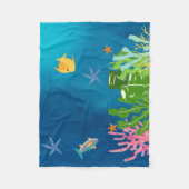 Ocean Fleece Deken (Voorkant)