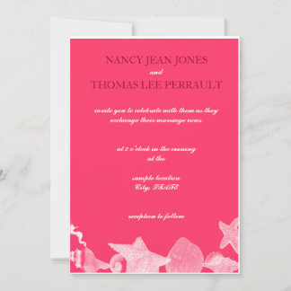 Ocean Floor Invitation Kaart