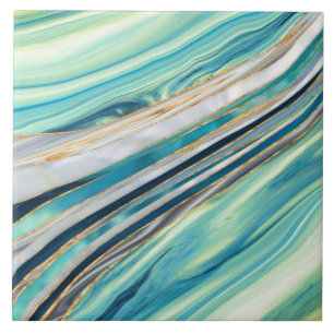 Ocean Flow abstract Tegeltje