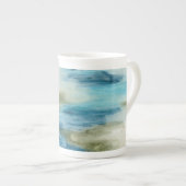 Ocean Flow II Porselein Kop (Voorkant rechts)