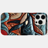 Ocean Flow: majestueuze walvissen glijden Case-Mate iPhone Case (Achterkant (horizontaal))