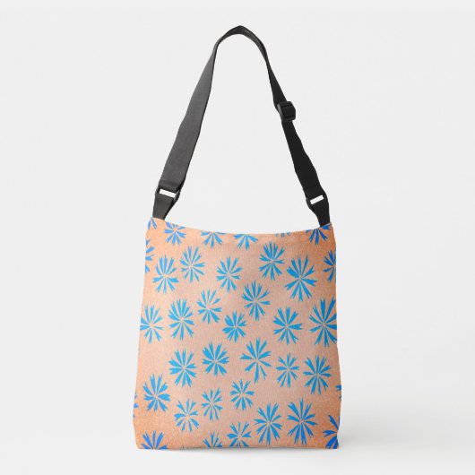 Ocean Flower Crossbody Bag Tas (Voorkant)