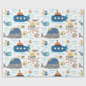 Ocean Friends Cadeaupapier (Vlak)