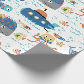 Ocean Friends Cadeaupapier (Hoek)