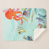 Ocean Friends Child's Sherpa Blanket Sherpa Deken (Voorkant (horizontaal))