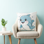 Ocean Friends Cute Sea Creatures Dolphin  Kussen (Stoel)