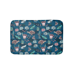Ocean Friends kinder patroon Badmat
