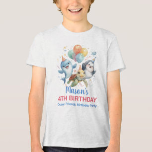 Ocean Friends Verjaardag T-shirt