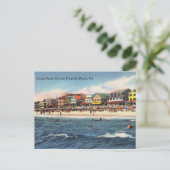 , Ocean Front Hotels, Virginia Beach, Va Briefkaart (Staand voorkant)