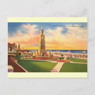 Ocean Front Park Daytona Beach Briefkaart