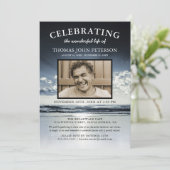 Ocean Funeral | Viering van de foto van Life Kaart (Staand voorkant)