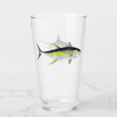 Ocean Gamefish Pint Glass Glas (Achterkant)