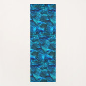 Ocean Geïnspireerd Blue Abstract Art Yoga Mat (Voorkant)