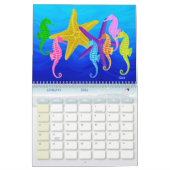 Ocean Geïnspireerd Kunstwerk - Middelgrote Kalende Kalender (Jan 2026)