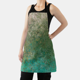 Ocean Geïnspireerde alcohol Ink Abstract Schort
