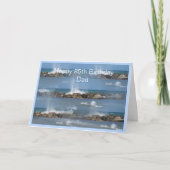 Ocean gepersonaliseerde vader verjaardag kaart (Voorkant)