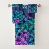 Ocean Glam Turquoise Purple Sirène Faux Parties sc (En situation)